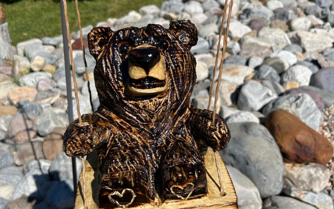 Medium Bear on Swing